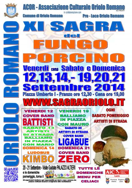Il fungo porcino protagonista a Oriolo Romano