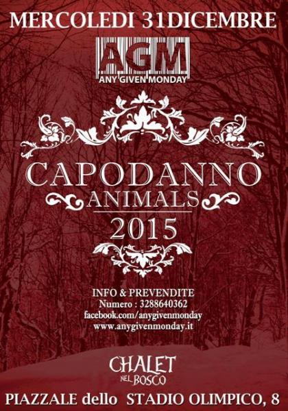 Animals, il Capodanno dello Chalet nel Bosco targato Any Given Monday