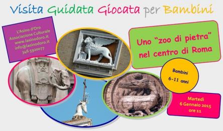 Uno “zoo di pietra” nel centro di Roma