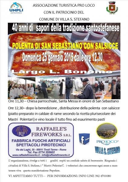 Sagra della Polenta di San Sebastiano con salsicce