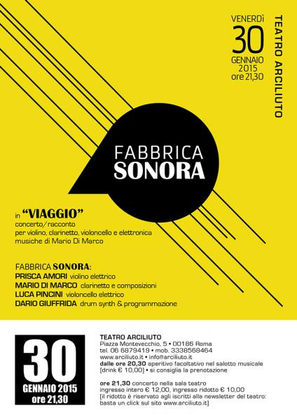 FABBRICA SONORA in 