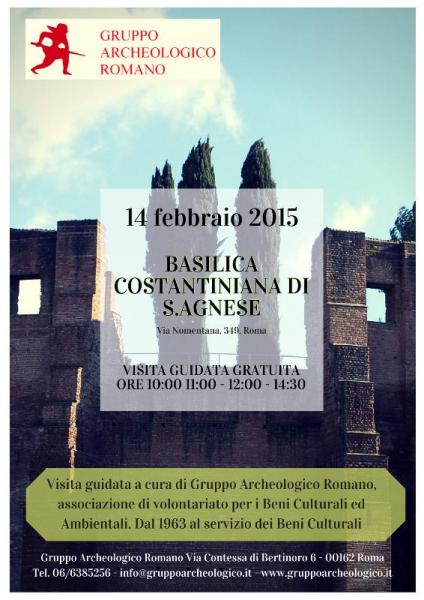 VISITA GUIDATA GRATUITA ALLA BASILICA COSTANTINIANA DI S.AGNESE FUORI LE MURA