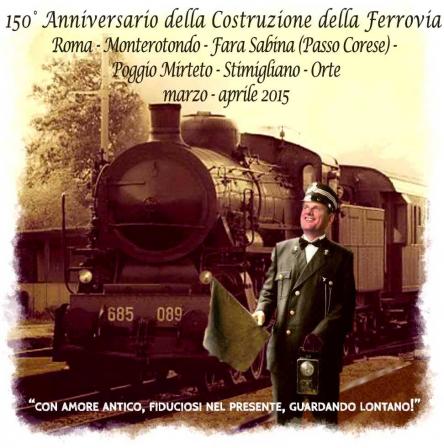 PASSO CORESE DI FARA SABINA RI  8  GIORNATA NAZIONALE FERROVIE DIMENTICATE.  ANNIVERSARI STORICO FER