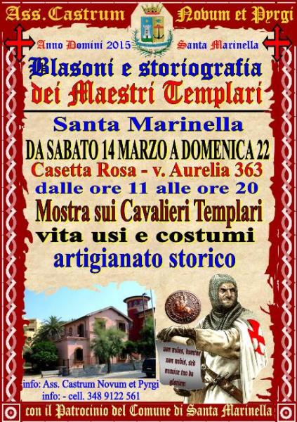 BLASONI E STORIOGRAFIA DEI MAESTRI TEMPLARI. VITA USI E COSTUMI. ARTIGIANATO STORICO.