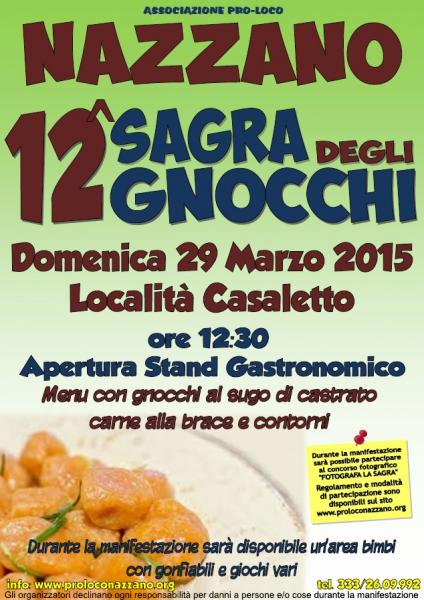 XII^  SAGRA DEGLI GNOCCHI