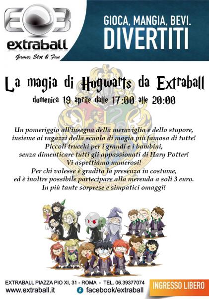 La magia di Hogwarts da Extraball