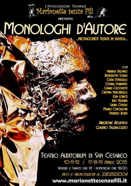 MONOLOGHI D'AUTORE