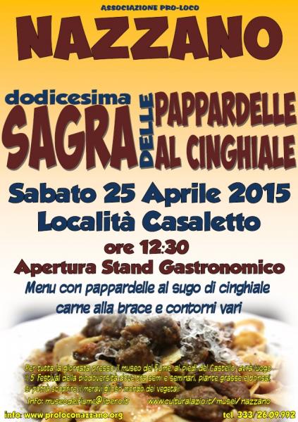 Sagra delle pappardelle al cinghiale