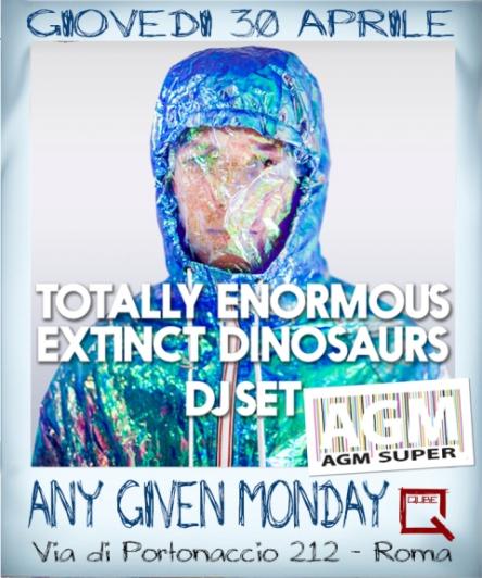 TEED (Totally Enormous Extinct Dinosaur) infiamma Any Given Monday con i suoni dell’electro londines