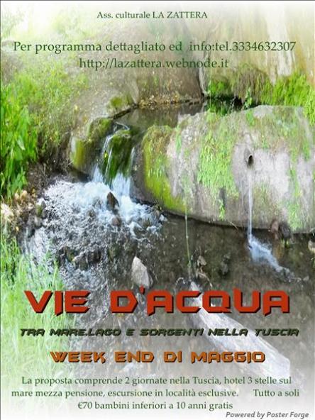 week end  di maggio