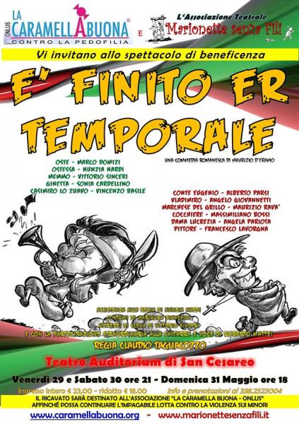 E' FINITO ER TEMPORALE