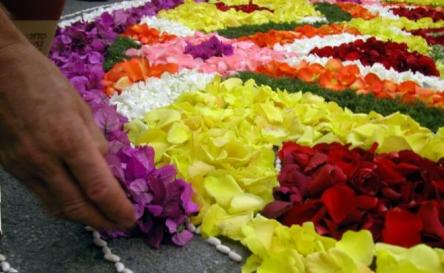 Poggio Moiano e l'infiorata... tra gusti e profumi