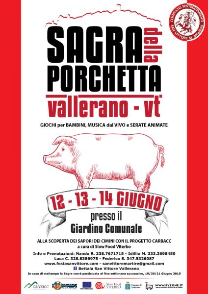 SAGRA DELLA PORCHETTA - VALLERANO (VT)