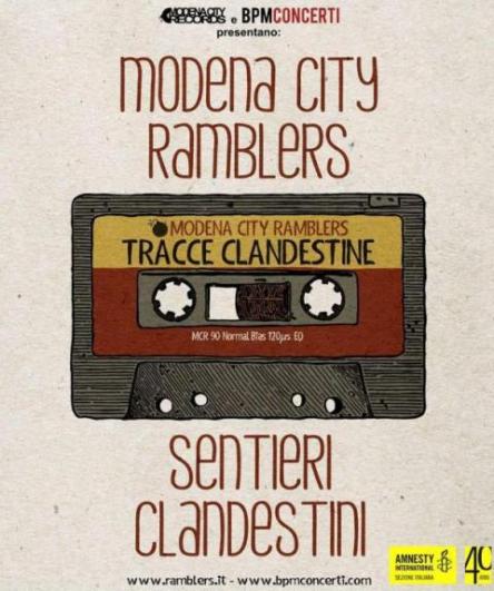 Il combat folk dei Modena City Ramblers dal vivo a Eutropia per i 40 anni di Amnesty