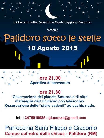 Palidoro sotto le stelle