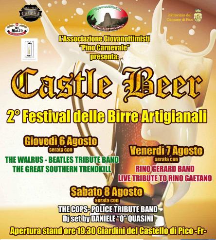 CASTLE BEER ° FESTIVAL DELLE BIRRE ARTIGIANALI