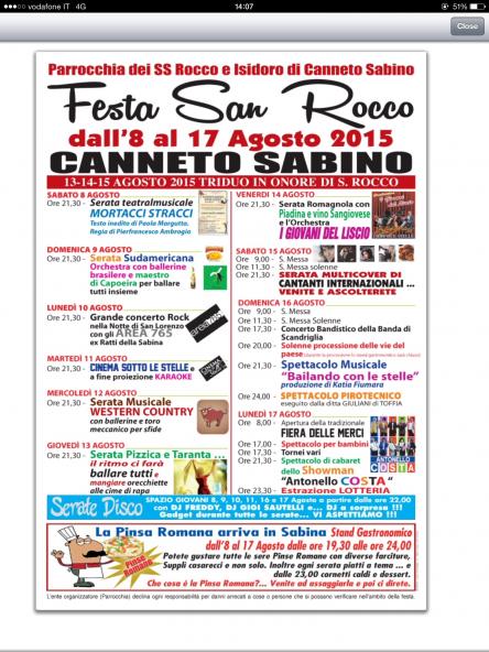 La PINSA romana arriva a Canneto Sabino (RI)