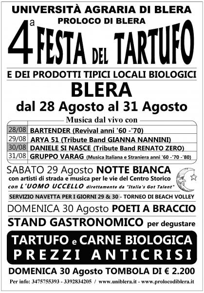 4^Festa del tartufo e dei prodotti tipici locali biologici