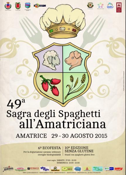 Pasta, pomodoro, percorino e guanciale: al via la sagra dell’amatriciana