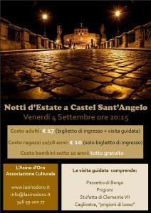 Speciale serata a Castel Sant’Angelo