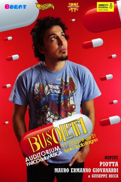 La “terapia pop” di Bussoletti dal vivo all’Auditorium