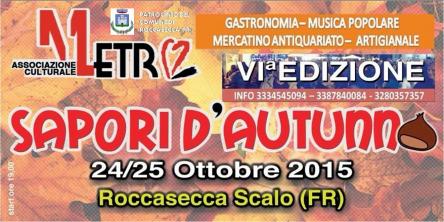 SAPORI D'AUTUNNO 2015