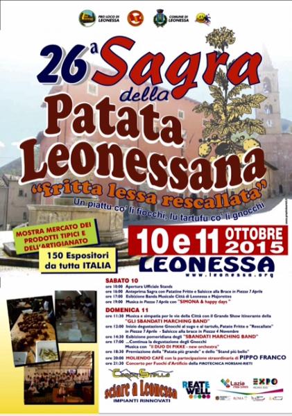 Leonessa in festa per la sagra della patata