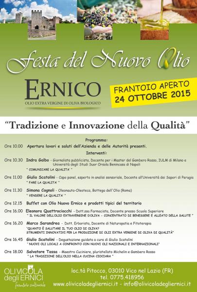 Festa del Nuovo Olio Ernico