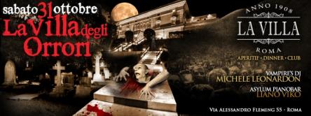 La Villa Roma - Sabato 31 Ottobre - Halloween Night