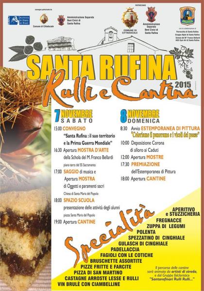 Santa Rufina rulli e cantina