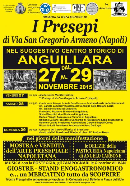 3^ EDIZIONE DEI PRESEPI DI SAN GREGORIO ARMENO AD ANGUILLARA SABAZIA