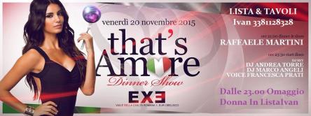 EXE ROMA VENERDI 20 OMAGGIO DONNA LISTAIVAN