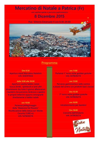 Mercatino di Natale e Percorso Gastronomico