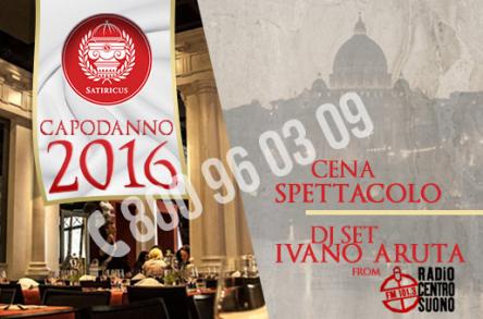 CAPODANNO AL SATIRICUS 2016