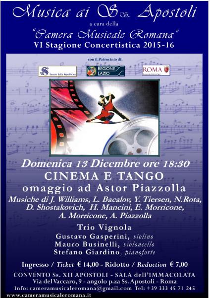Cinema e Tango - Omaggio ad Astor Piazzolla