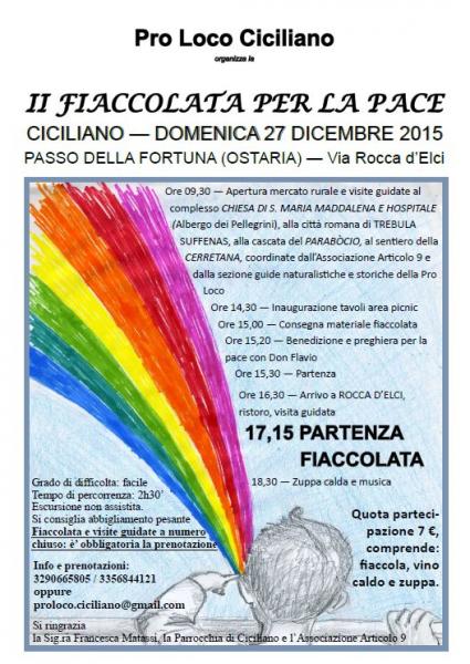 II Fiaccolata per la pace