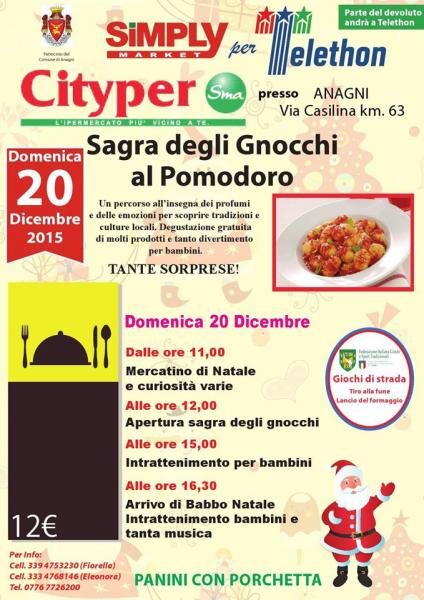 Mercatini di Natale per Telethon ad Anagni