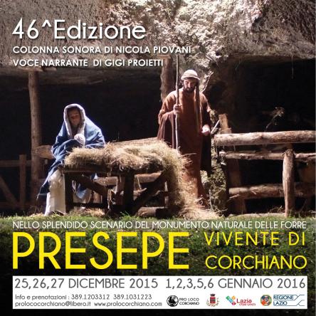 25 dic – 6 gennaio - Il presepe Vivente di Corchiano va in scena con Nicola Piovani e Gigi Proietti