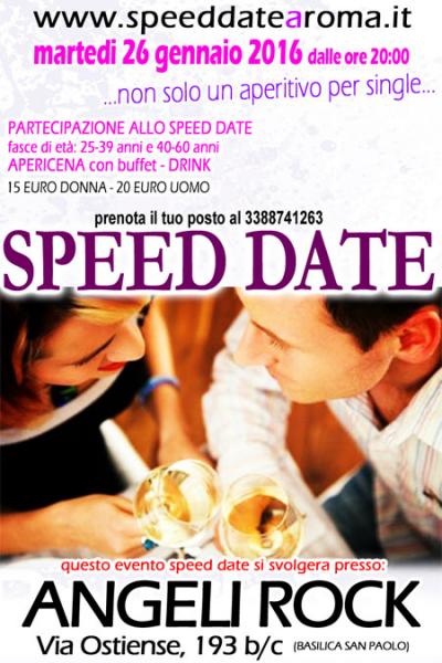 26-01-2016 evento Speed Date a Roma @ Angeli Rock