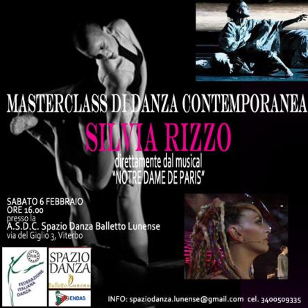 Masterclass gratuita di Danza Contemporanea con Silvia Rizzo