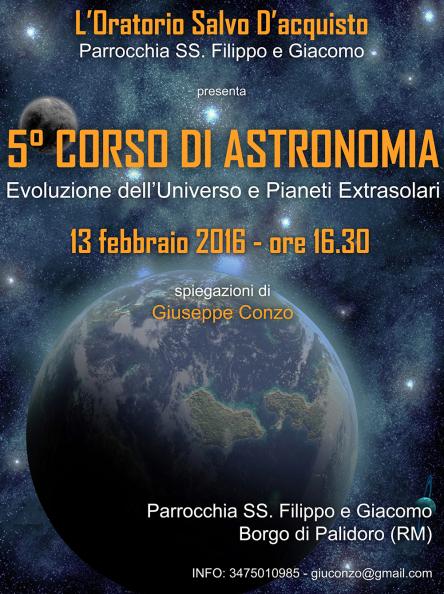 5° Corso di Astronomia