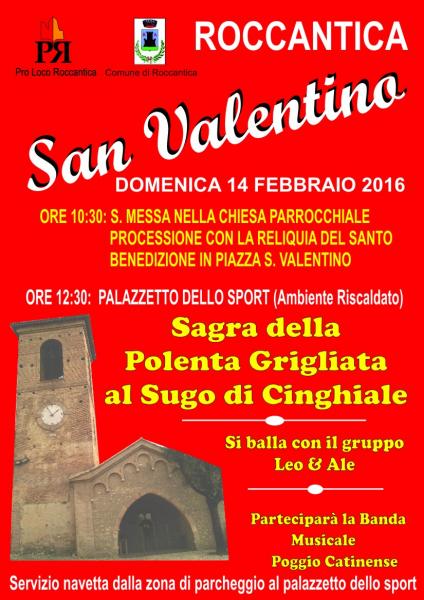 S. Valentino - Sagra della polenta grigliata al sugo di cinghiale