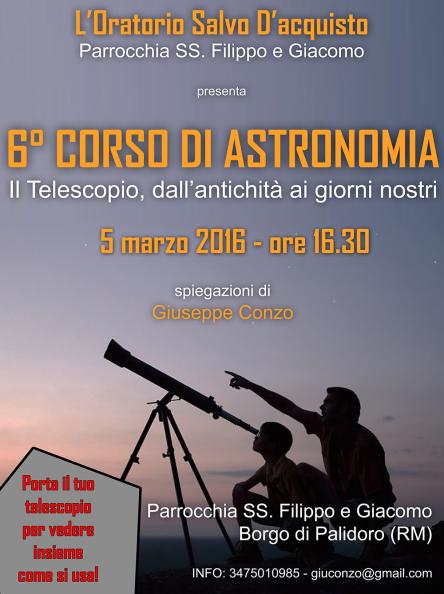 6° Corso di Astronomia