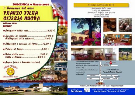 Pranzo Fiera Osteria Nuova