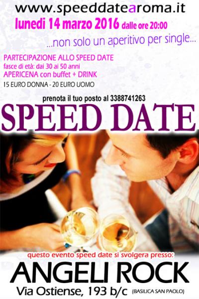 14-03-2016 aperitivo per single con Speed Date @ Angeli Rock