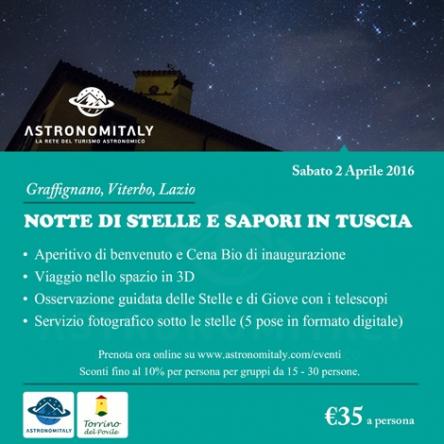 Notte di Stelle e Sapori in Tuscia