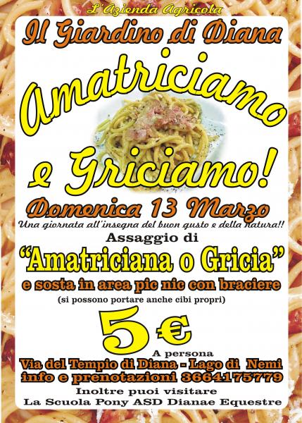 amatriciamo e griciamo