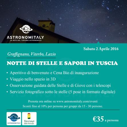 Notte di Stelle e Sapori in Tuscia