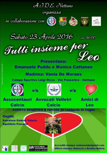 Tutti insieme per Leo!