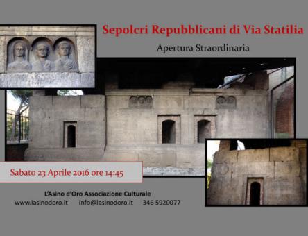 I sepolcri repubblicani di Via Statilia